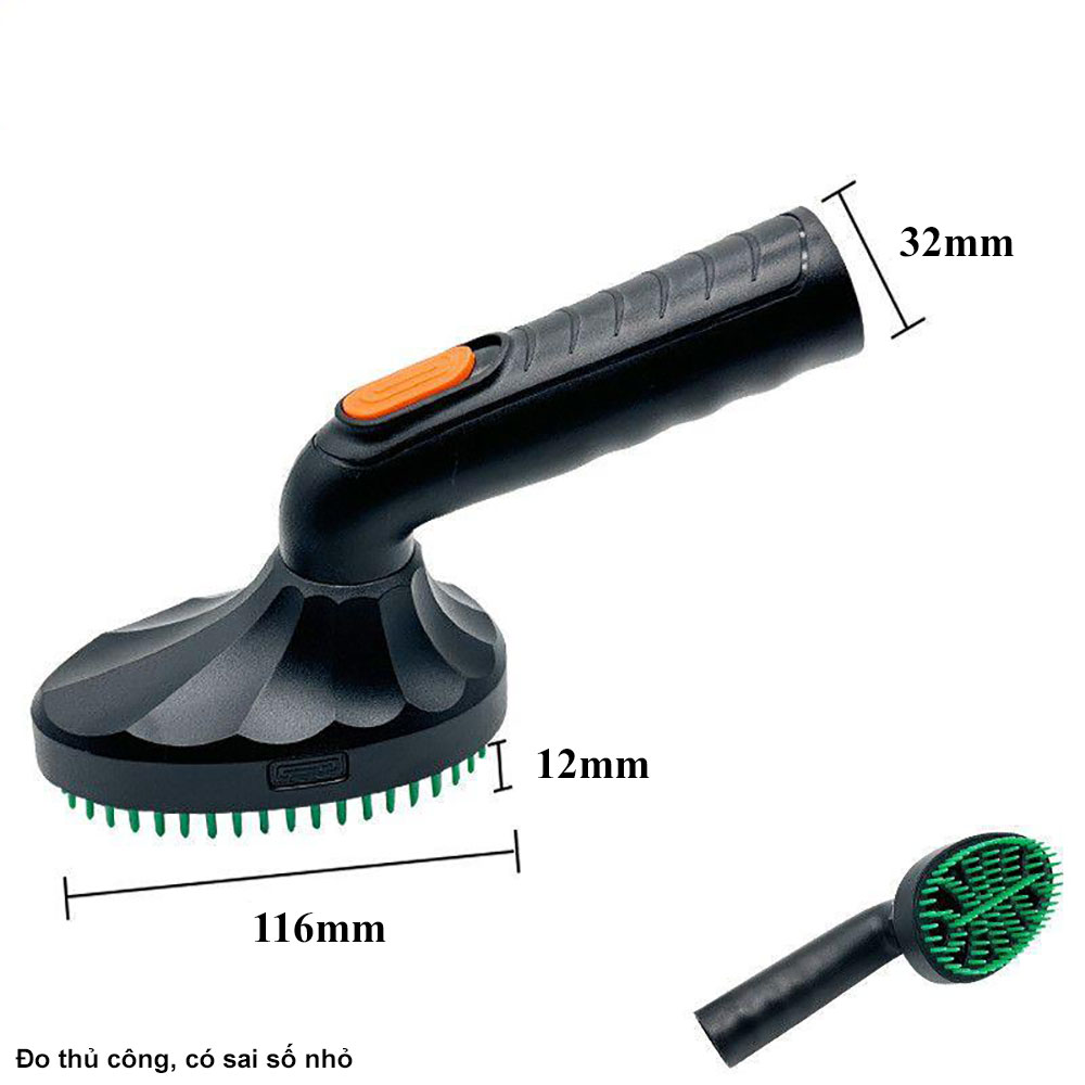 Dụng cụ vệ sinh lông thú cưng 1.25'' (32mm) cho máy hút bụi, bàn chải chải lông chó mèo, đầu hút bụi chuyên dụng