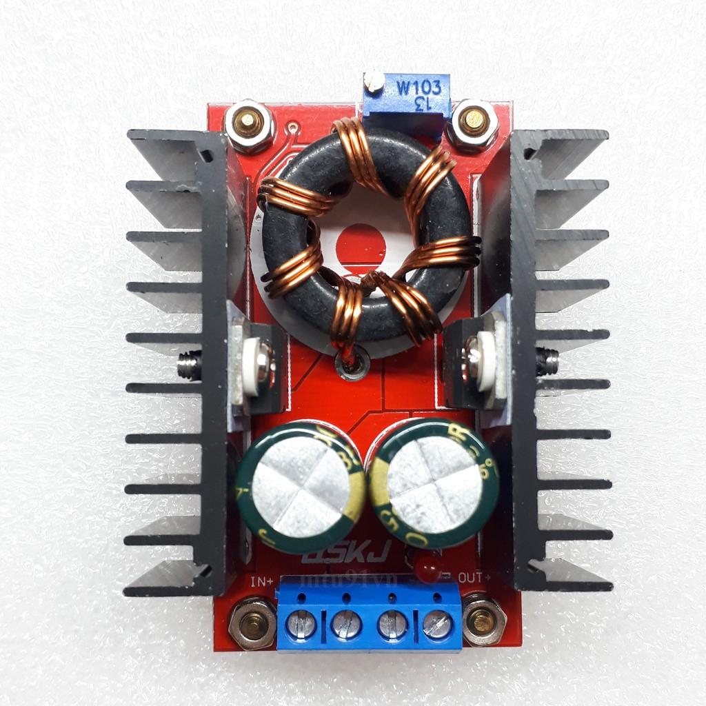 Mạch Tăng Áp DC 150W điện áp 10 - 32V đến 12V-35V, dòng điện ngõ ra max 6A # linh kiện điện tử