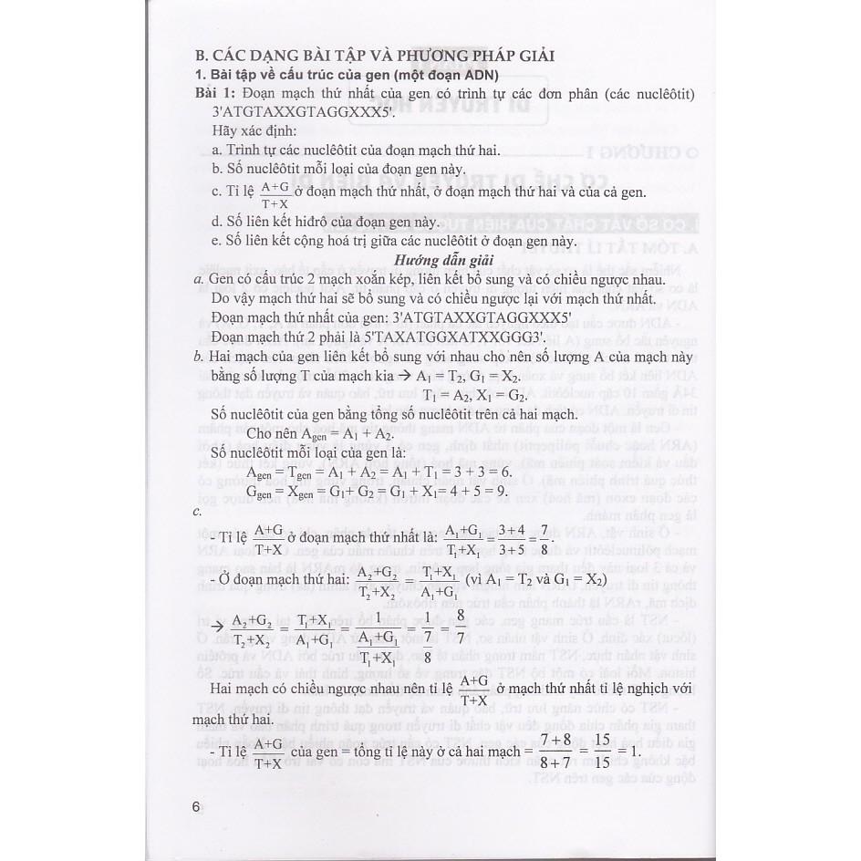 Sách - Phương pháp giải nhanh các dạng bài tập Sinh học