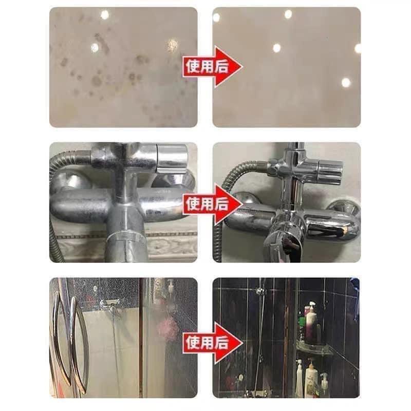 Chai xịt tẩy rửa vệ sinh nhà bếp nhà tắm Tẩy Cáu Cặn Mảng Bám Canxi Trên Inox Tẩy Ố Kính 500ml