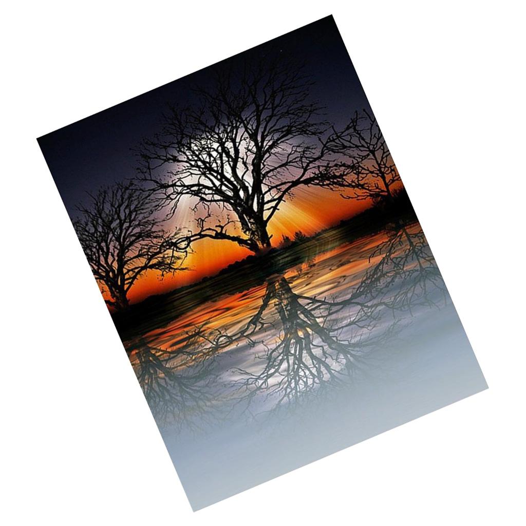 Home Diamond Painting Colorful Tree Sunlight Fashion Wall Decor Handmade DIY