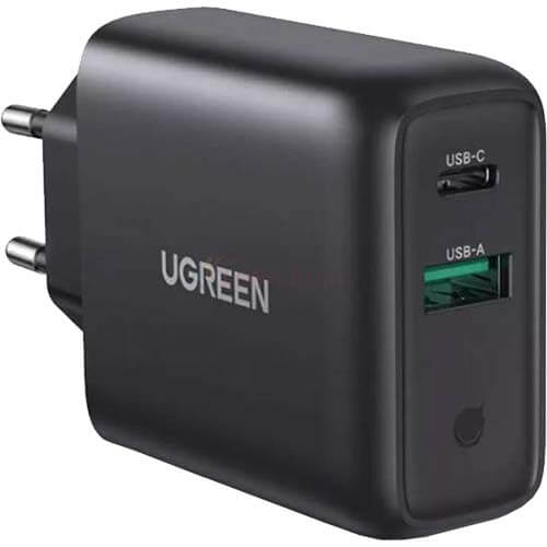 Cốc sạc Ugreen Wall Charger 1USB 1Type-C 36W EU CD170 10217 - Hàng chính hãng