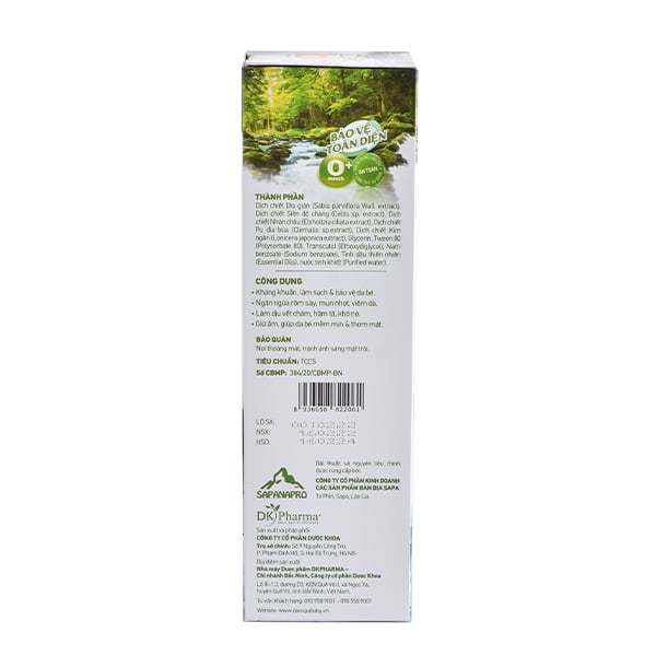 Nước Tắm Gội Thảo Dược Cho Bé Daospa Baby 300ml