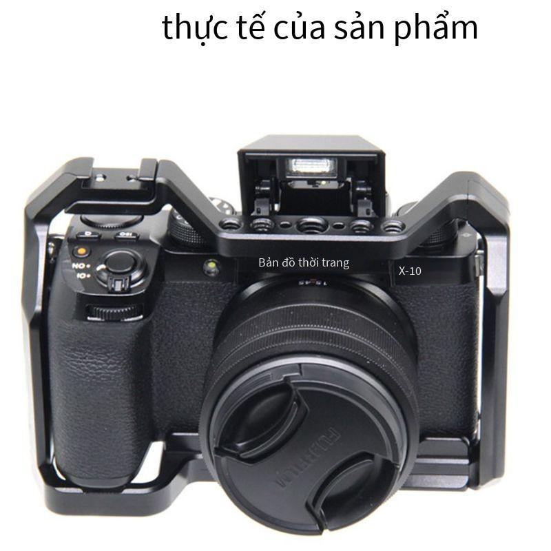 Phong cách mới nhất phù hợp với phụ kiện máy ảnh lồng thỏ Fuji X-S10, tấm tháo nhanh SLR, bộ ổn định chụp dọc, nắp bảo vệ mở rộng XS10