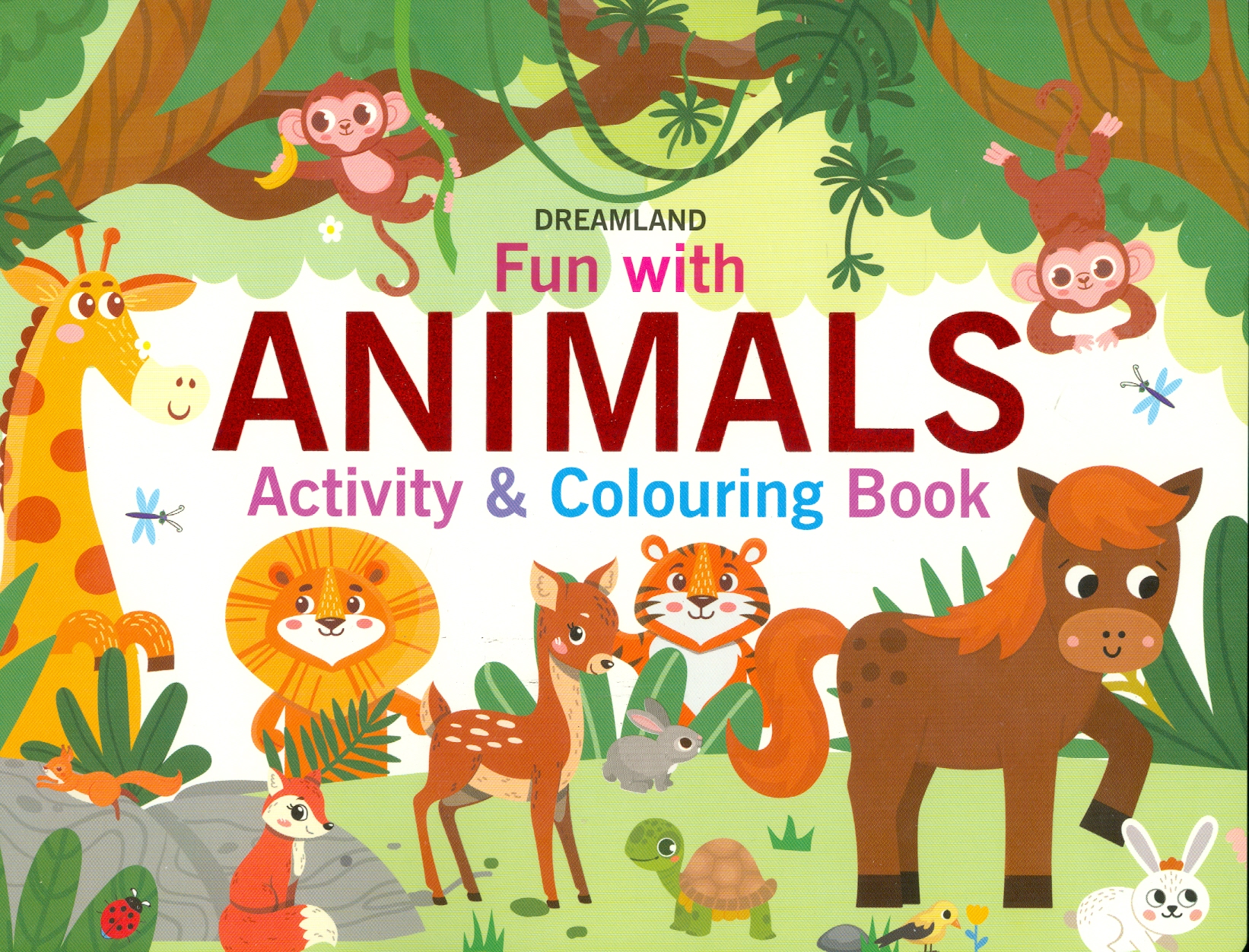 Fun With Animal Activity & Colouring Book (Sách Tô Màu Cho Trẻ Em - Vui Cùng Động Vật)