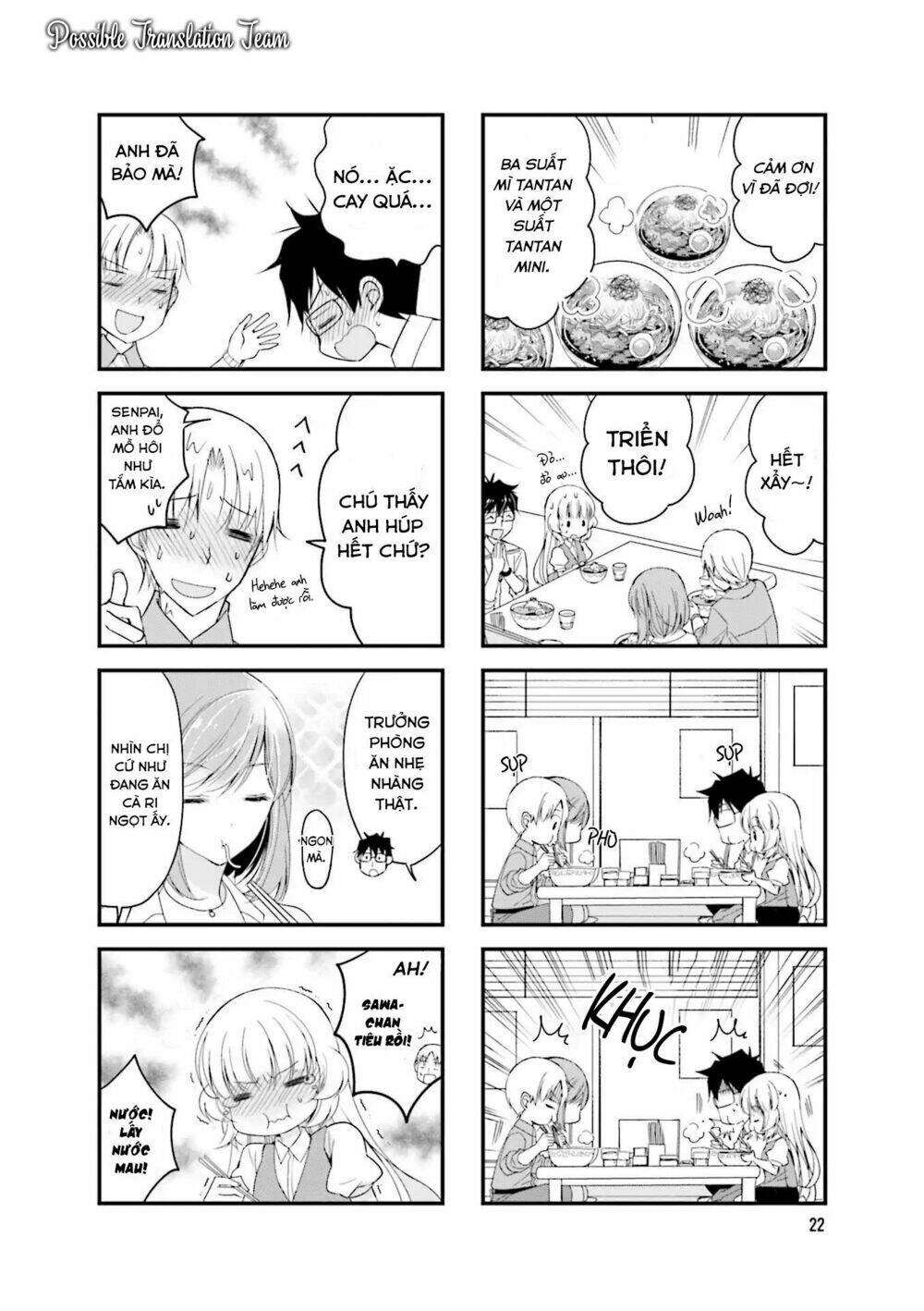 senpai nhỏ nhắn của tôi rất dễ thương chapter 18 6