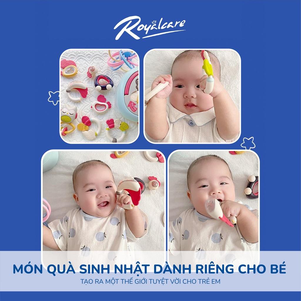 Đồ chơi xúc xắc gặm nướu 8 món có hộp đựng RoyalCare 822-493-S8 màu sắc đáng yêu,âm thanh vui tai, thich thú