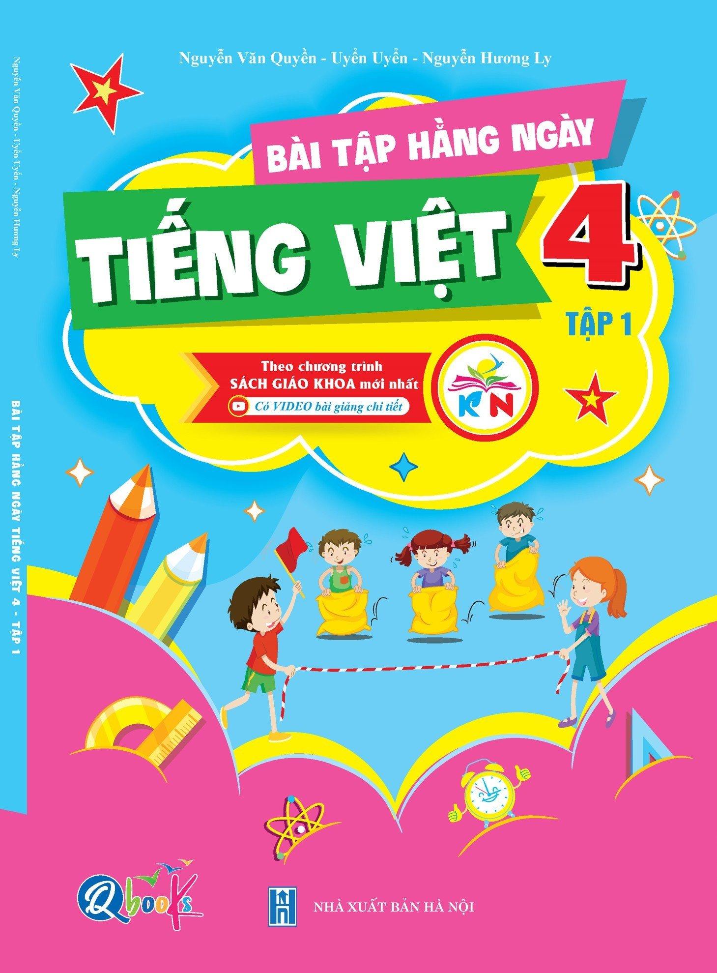 Combo Bài Tập Hằng Ngày Toán và Tiếng Việt 4 - Tập 1 - Kết Nối Tri Thức Với Cuộc Sống (2 cuốn)