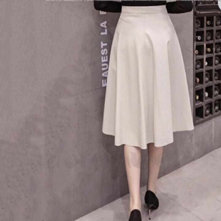 Chân Váy Xếp Ly, New Design Thiết Kế dáng Váy Dài Qua Gối ,Phong Cách Công Sở, Vải Tốt Co Giãn Không Nhăn CV0045