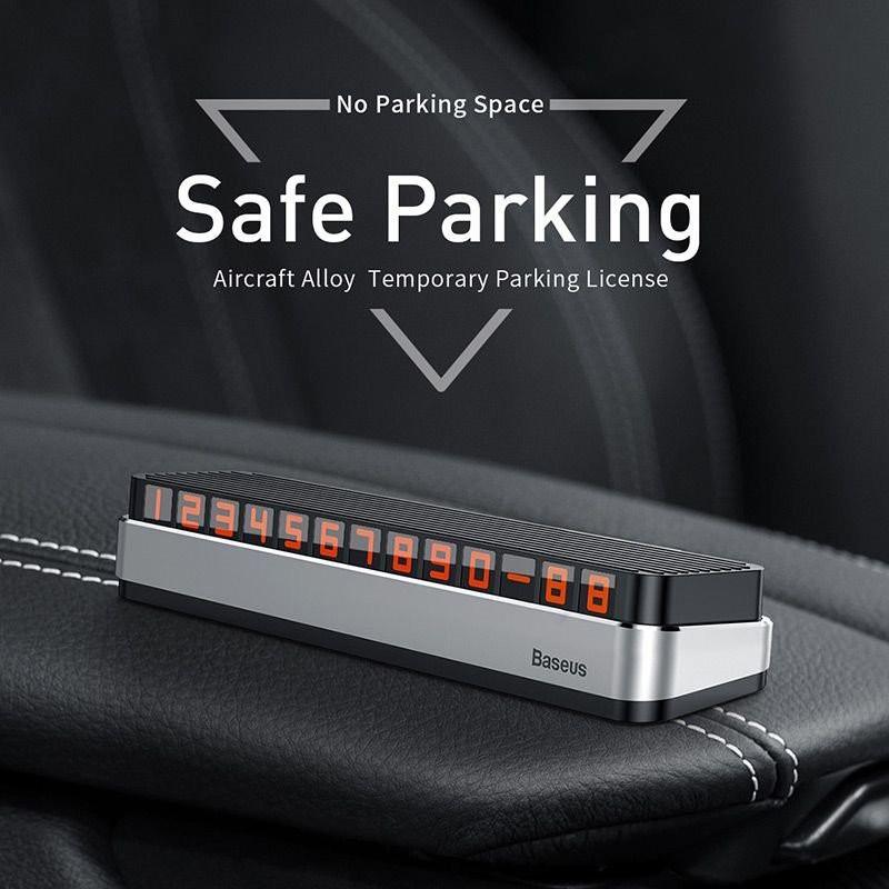 Bảng số dạ quang Moonlight Box Series Temporary Parking Number Plate dùng cho xe hơi - Hàng Chính Hãng