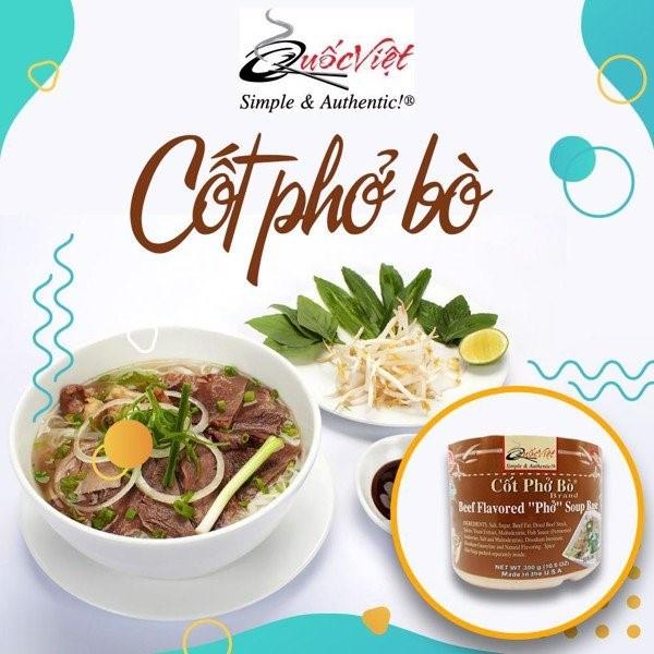 Gia vị Cốt Phở bò Quốc Việt - Hộp 300g - VN10450