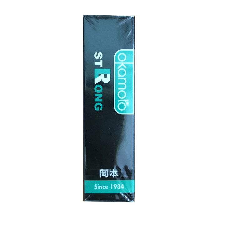 Bộ 3 hộp bao cao su Okamoto Strong mạnh mẽ dài lâu hộp 3 bao