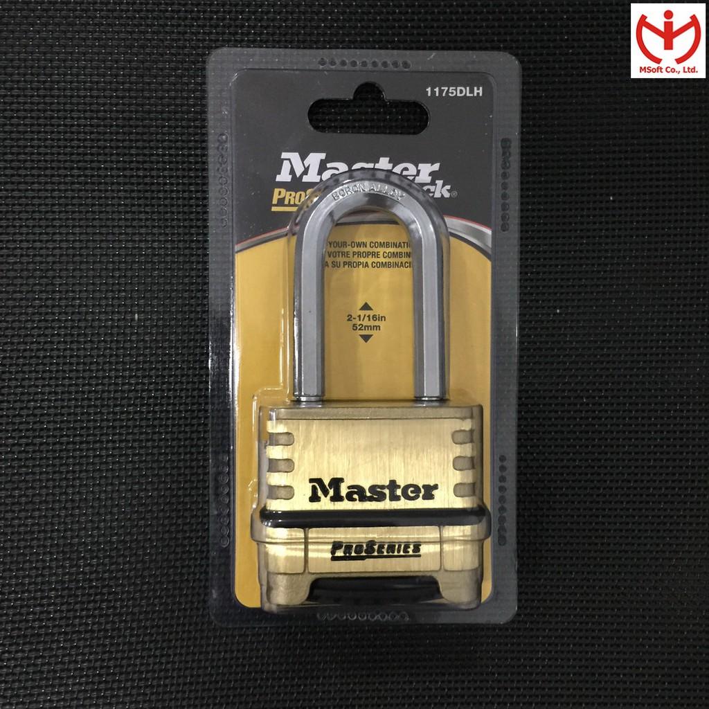 Ổ khóa số càng dài Master Lock 1175 DLH thân đồng 57mm càng dài 52mm dòng ProSeries - MSOFT