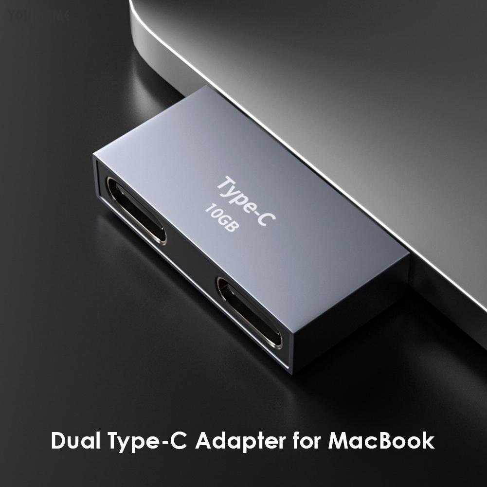 Đế sạc USB C HUB cho laptop táo Thunderbolt 3 Dual Type-C
