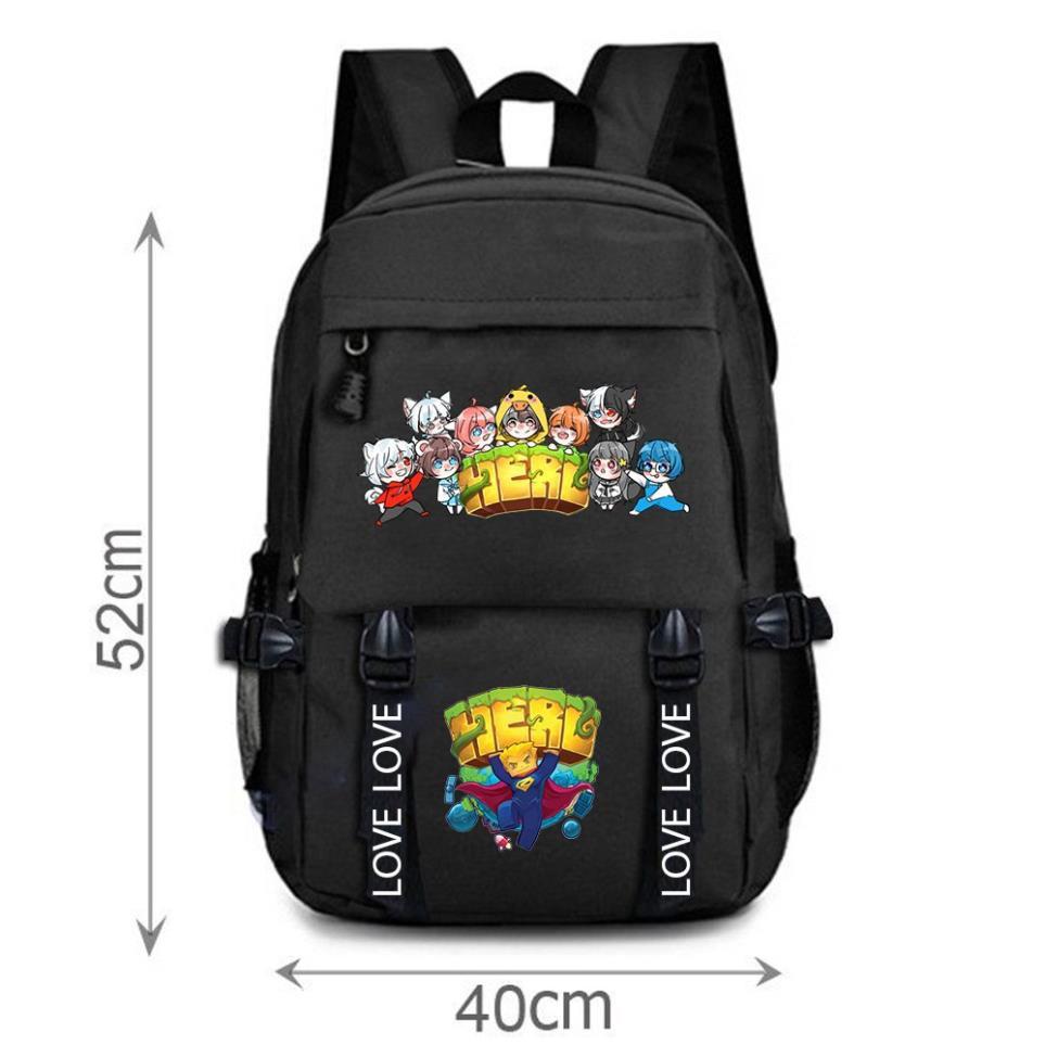 BST balo in hình HERO TEAM nhiều mẫu độc đẹp giá tại xưởng