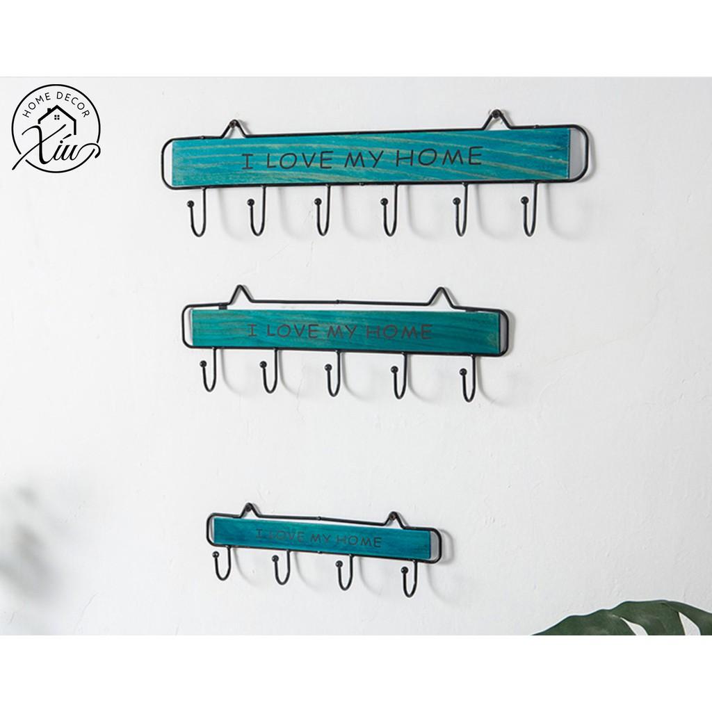 Móc Treo Tường Gỗ- Dùng Treo Áo Quần, Móc Khoá, Túi Xách