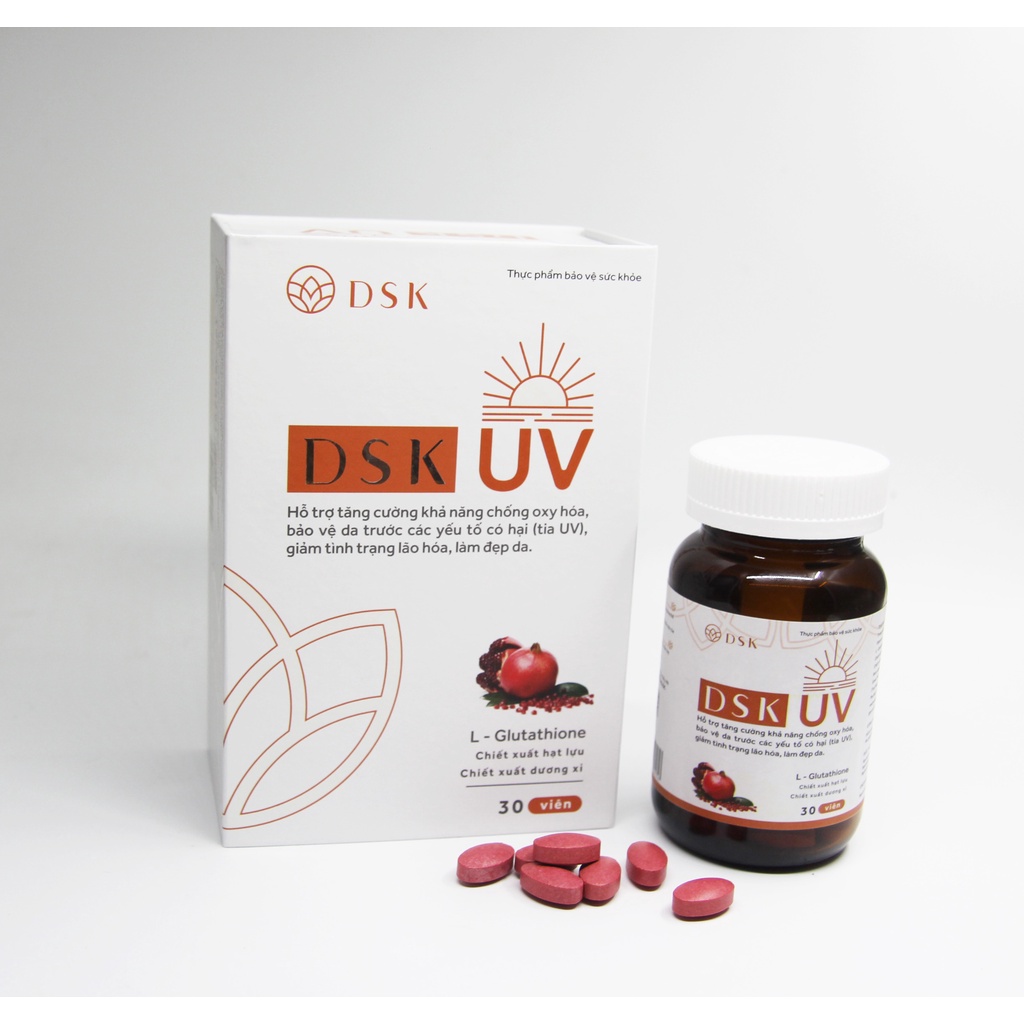 Viên uống chống nắng DSK UV - Vừa chống nắng, vừa sáng da