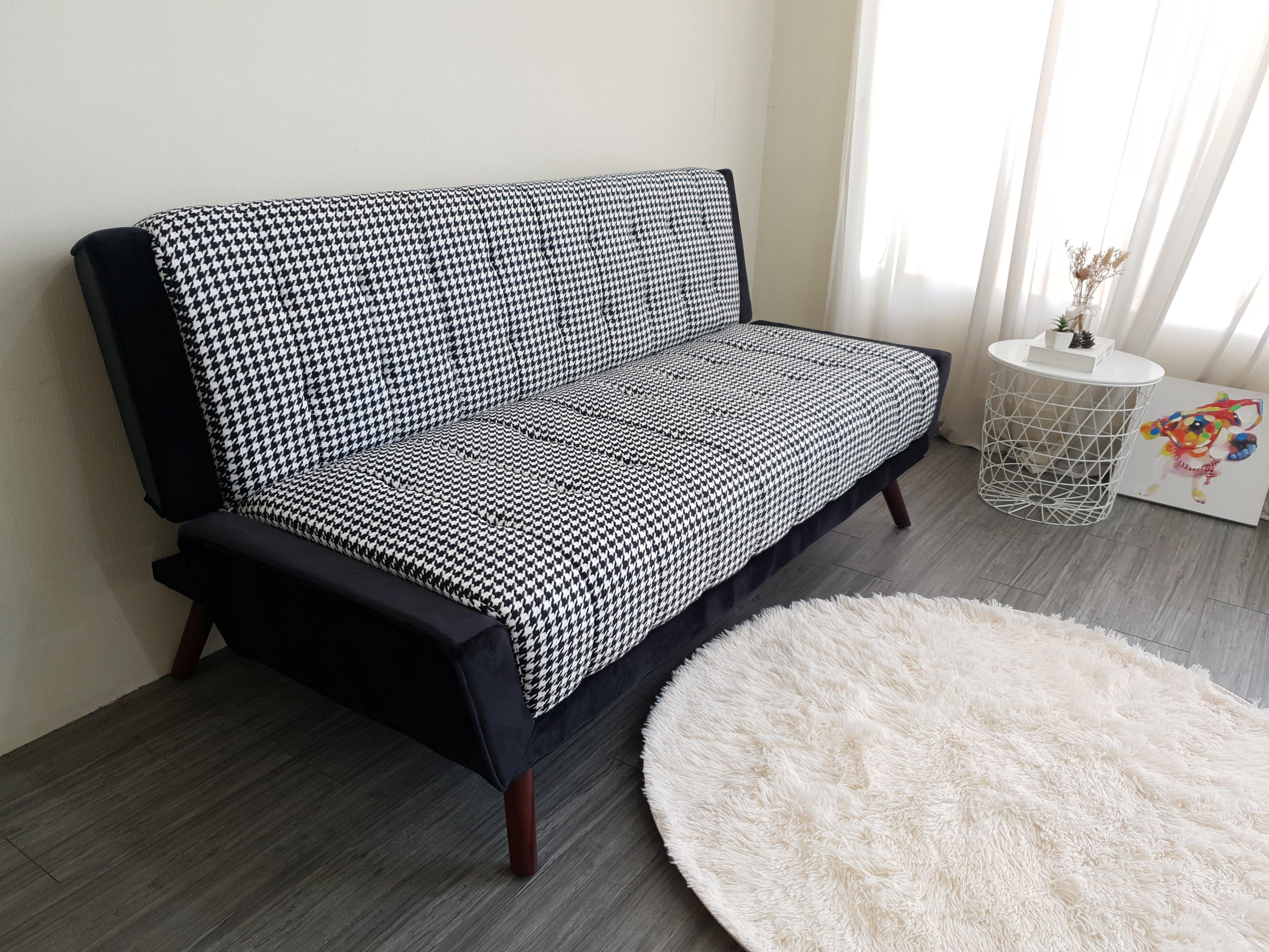 Sofa bed Juno sofa hiện đại màu xám, xanh, caro