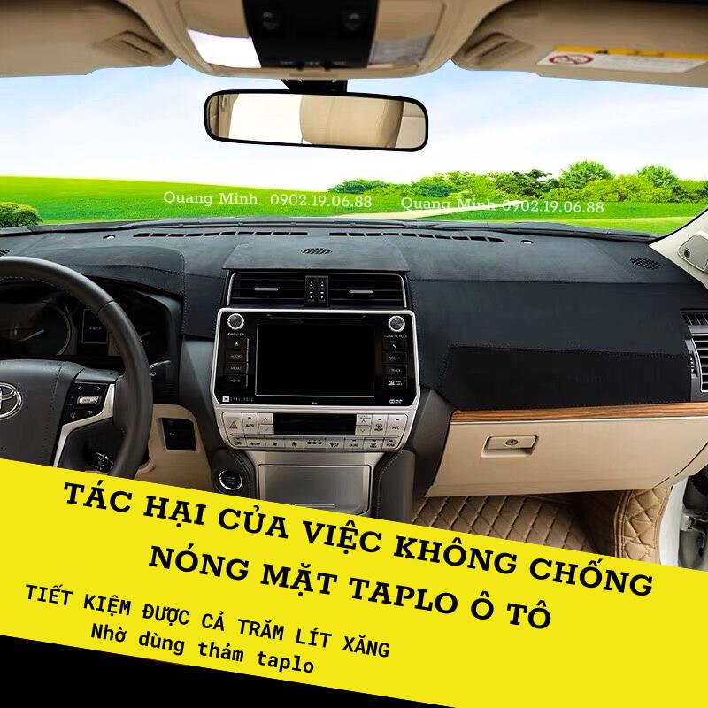 Thảm taplo cao cấp Microfiber Toyota Vios 2019 - 2023