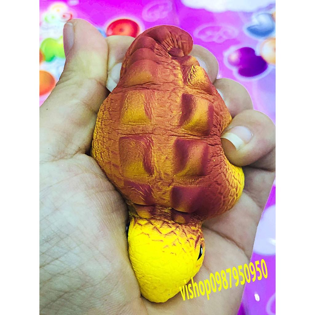 SQUISHY KHỦNG LONG VÀNG LƯNG CÓ GAI