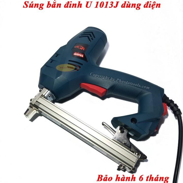 Máy bắn đinh gim U 1013J dùng điện-Tặng kèm hộp 5000 đinh U