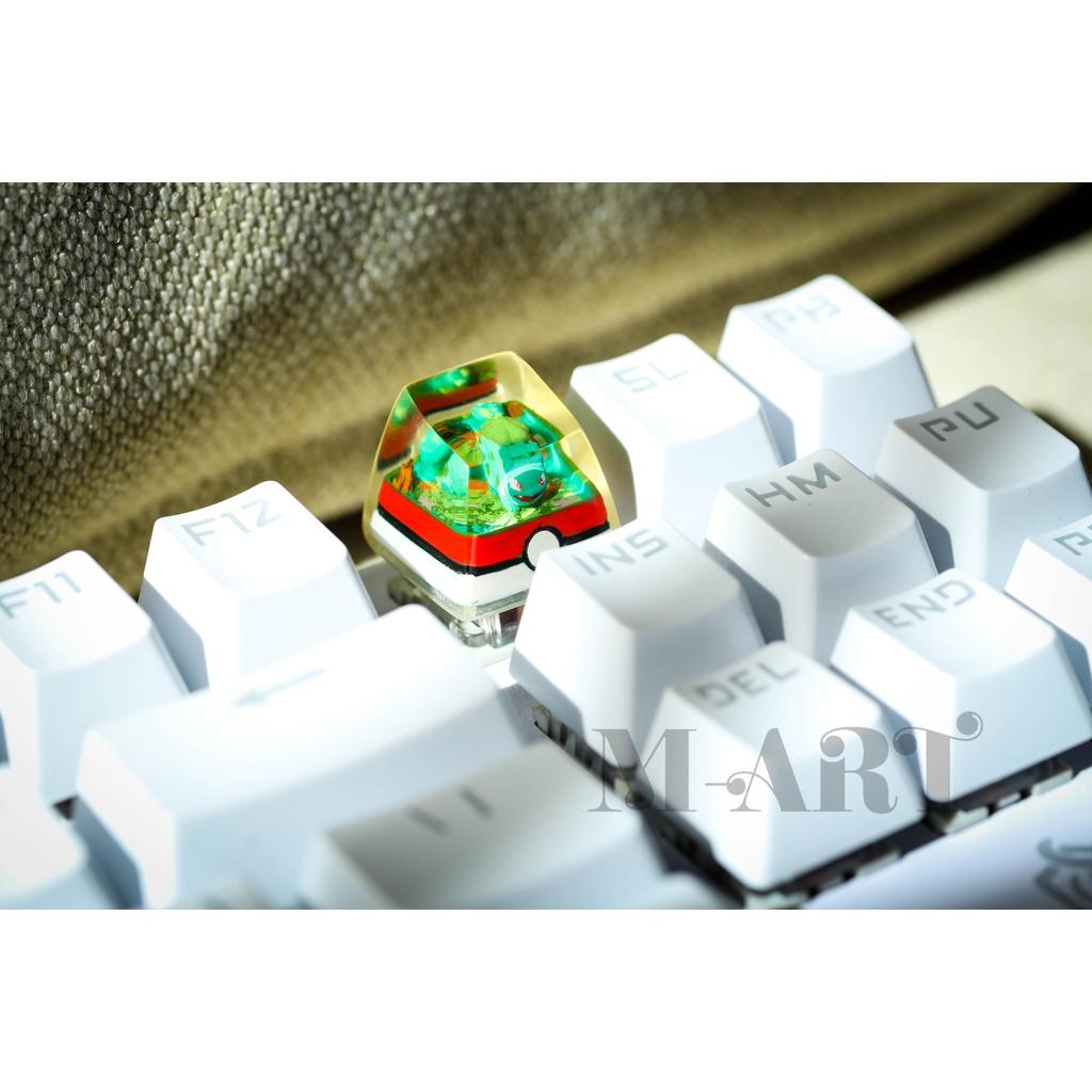 Nút dành cho bàn phím cơ resin Pokemon Bulbasaur siêu dễ thương - Bulbasaur Pokemon Keycaps