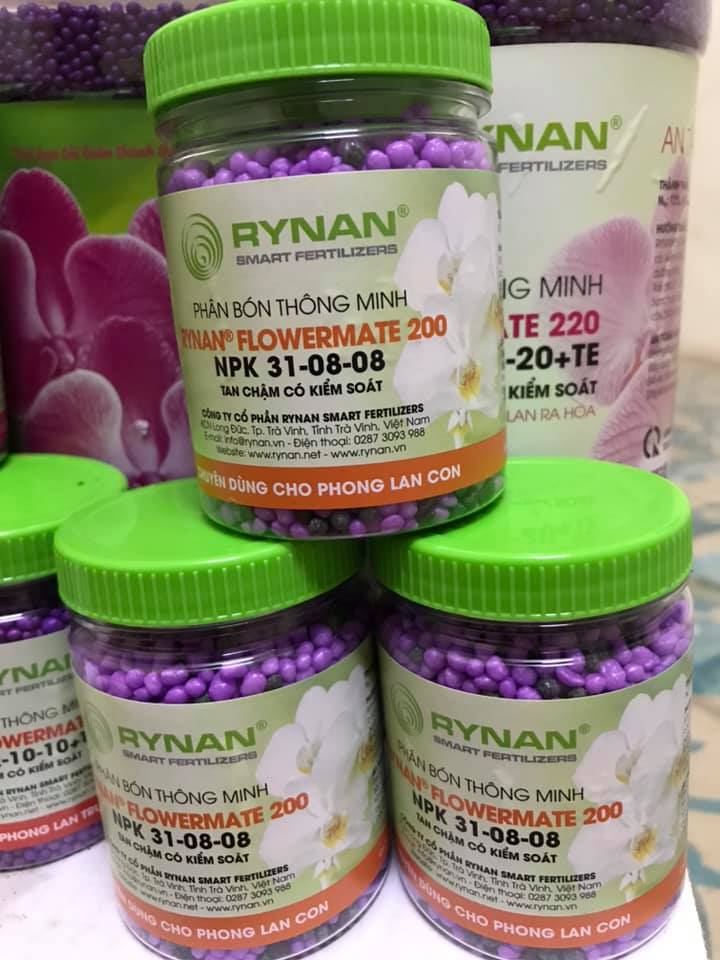 Phân bón tan chậm thông minh lọ 100g chuyên dùng cho hoa lan trưởng thành và cây cảnh
