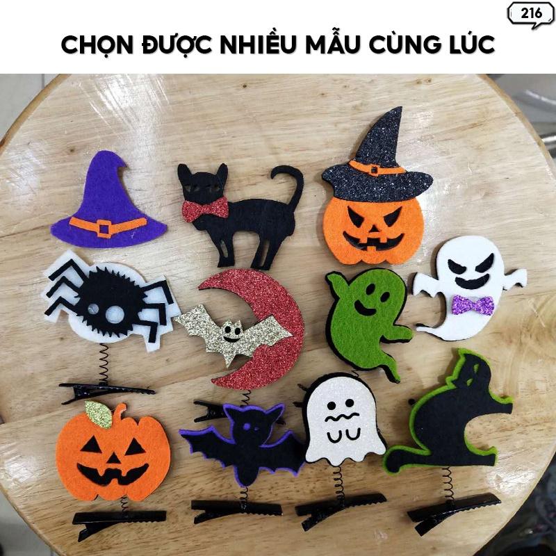 5 cái Cặp Tóc Phong Cách Halloween Nhiều Mẫu Hình Ngộ Nghĩnh Đáng Yêu 216