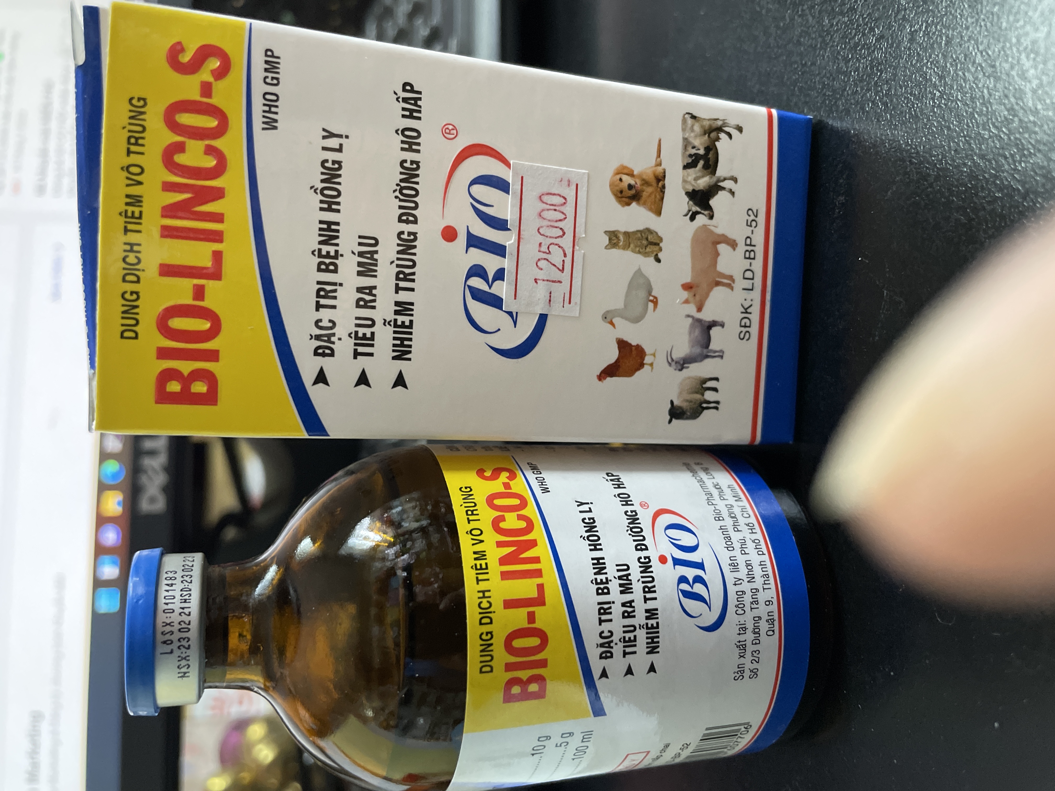 Bio Linco S Chai 100ml-Chích Gà Khò Khè-Viêm Khớp-Tang Cựa