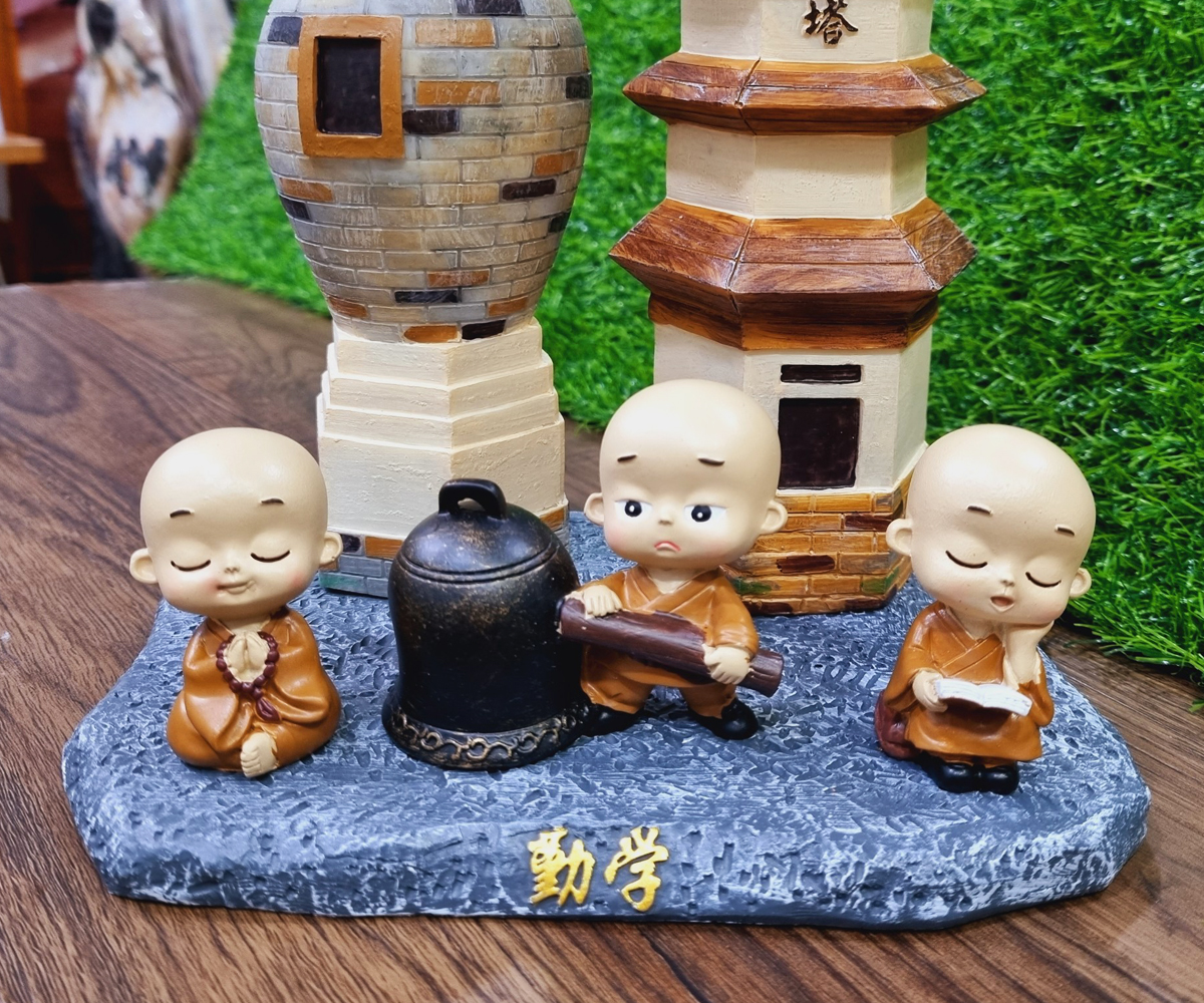 Bộ Tháp Trí Tuệ Tàng Kinh Các - tháp trang trí - không kèm tượng
