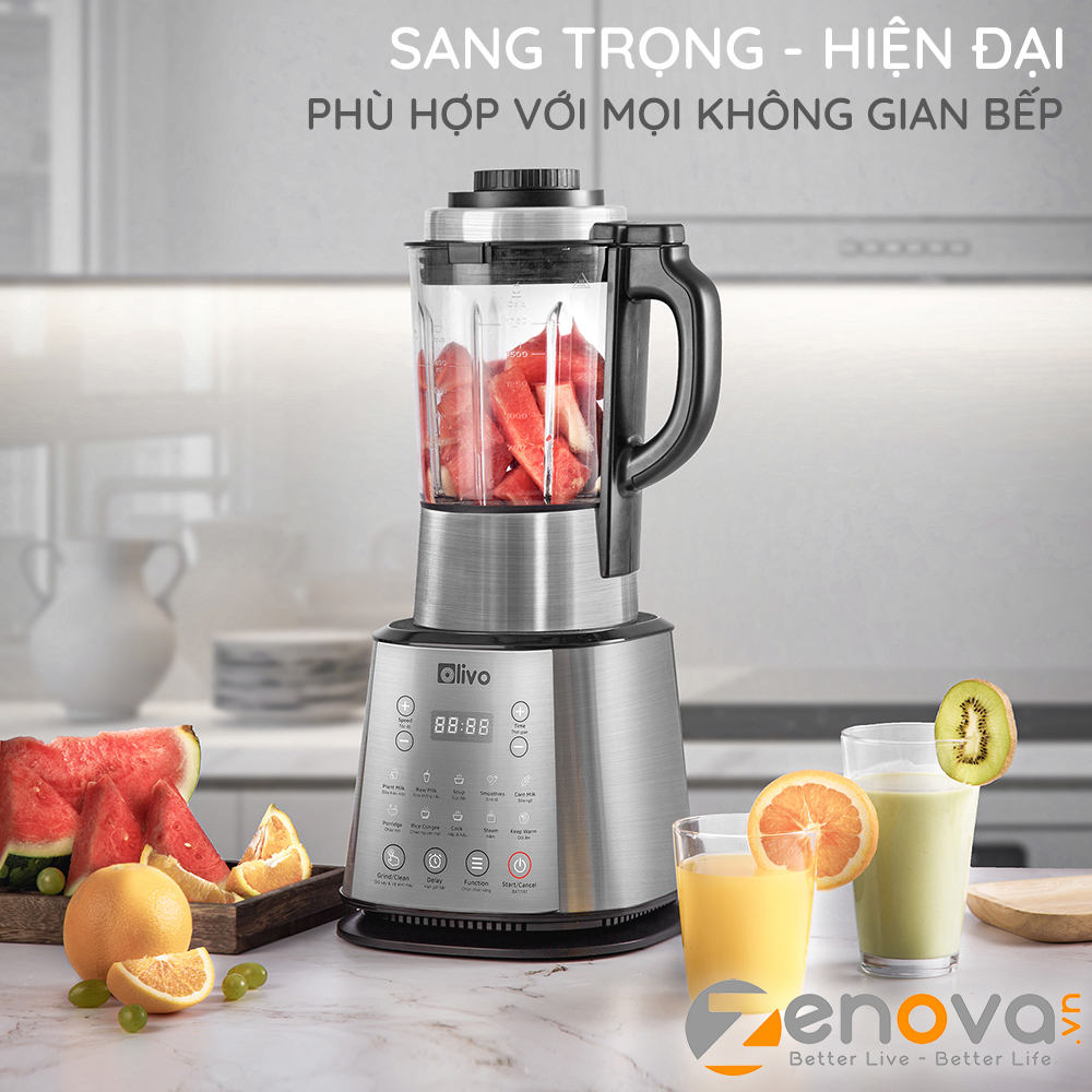 [CHÍNH HÃNG] Máy Làm Sữa Hạt OLIVO X20 - Chống Tràn - Xay Mịn Không Cần Lọc - Máy Xay Nấu Đa Năng - Thương Hiệu Mỹ