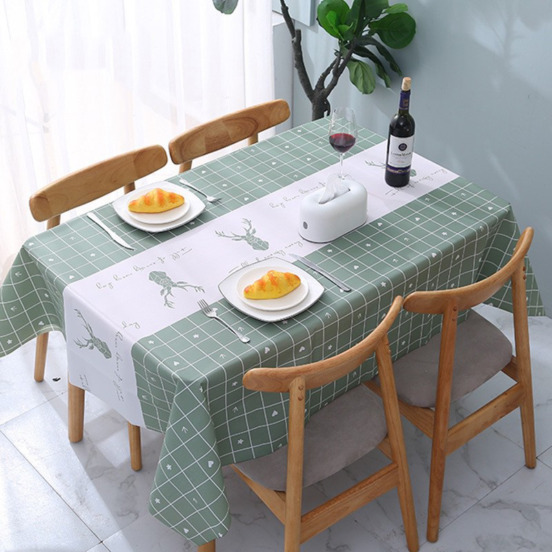 Khăn Trải Bàn PVC cỡ lớn/ Khăn Trải Bàn Họa Tiết Đa Dạng Siêu Xinh/ Khăn Bàn Ăn Chống Thấm Nước