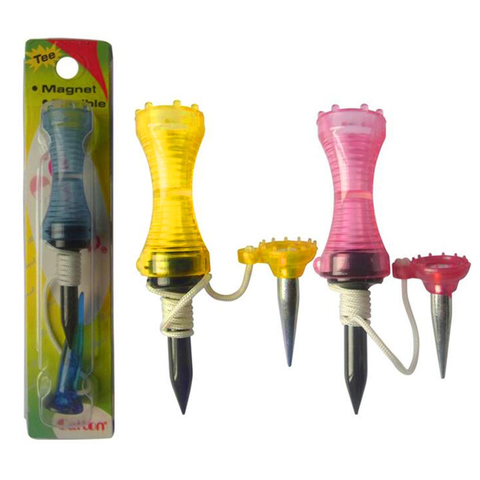 3-4pack 3.2inch Golf Tees Ball Holder Practicing Unbreakable Yellow