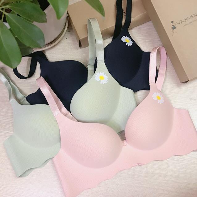 ÁO LÓT SU ĐÚC THÔNG HƠI HOA CÚC KHÔNG GỌNG ĐỆM BÀN TAY NÂNG NGỰC A210