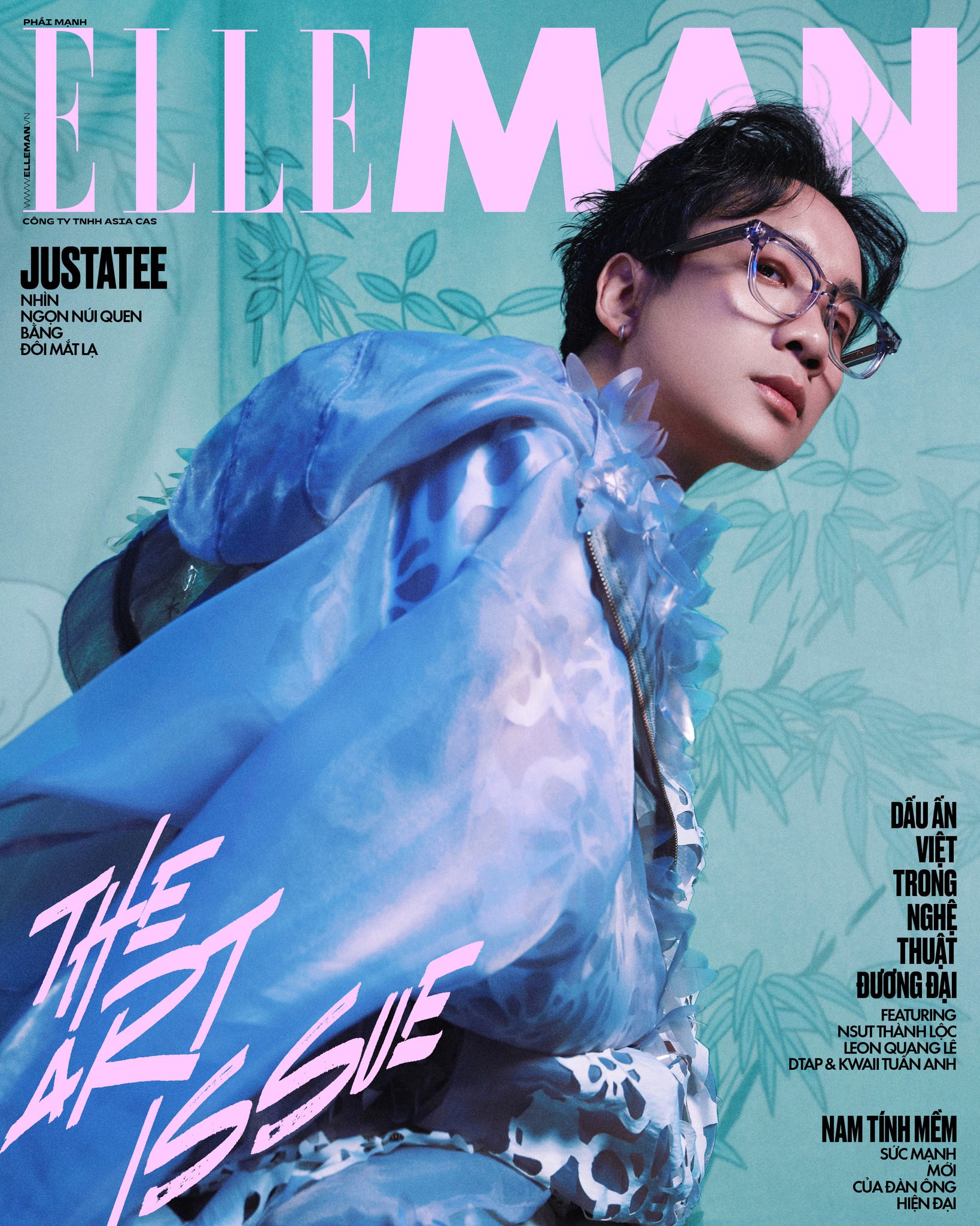 Tạp chí ELLEMAN 10/2025 - Bìa JustaTee - Nhân vật Featuring Steven Nguyễn - The Art Issue (Bìa ngẫu nhiên)