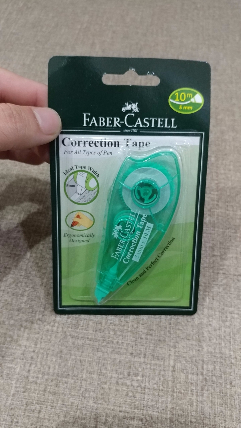 Bút Xóa Dạng Tape Gn 510 - Faber-Castell 169400 - Màu Xanh