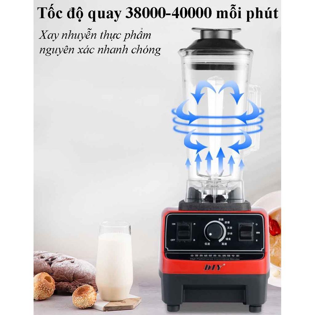 Máy xay sinh tố 1 cối  cao cấp - Công Suất Lớn 1800W - Dung tích 2L xay nhanh và khỏe- Bảo hành 12 tháng trên toàn quốc