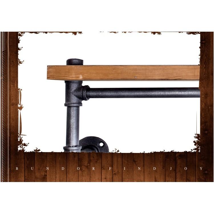 Kệ ống nước treo tường, kệ ống nước giá sách trang trí phòng khách quán cafe homestay