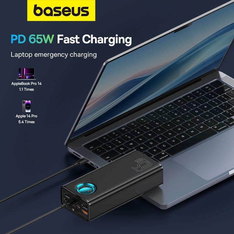 Pin Dự Phòng Công Suất Cao Baseus Amblight Digital Display Fast Charge Power Bank 26800mAh 65W - Hàng chính hãng