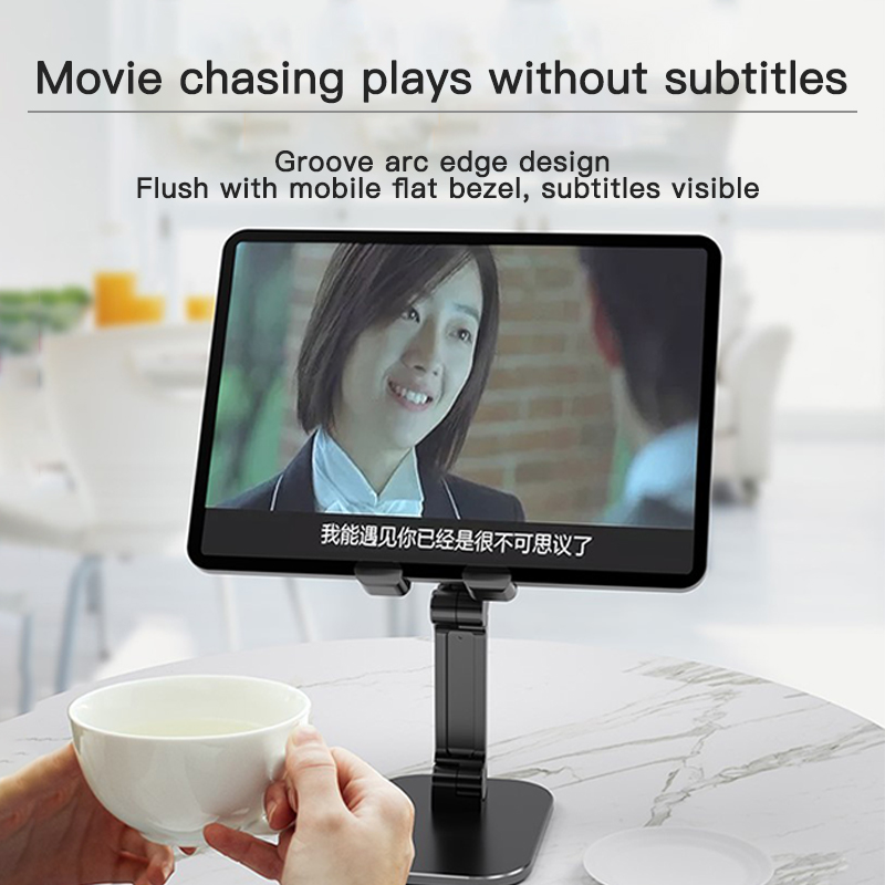 Multi-angle Adjust Mobile Phone Holders for Desk Charger Alloy Dock Station for IPhone X Samsung Huawei phone Stand Bracket