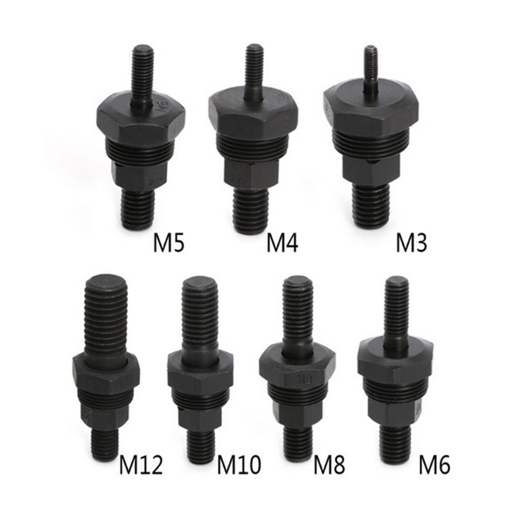 6 Pieces Steel Hand Nut Riveter Gun M4-M6 Nut Rivet Mandrels Tools Parts