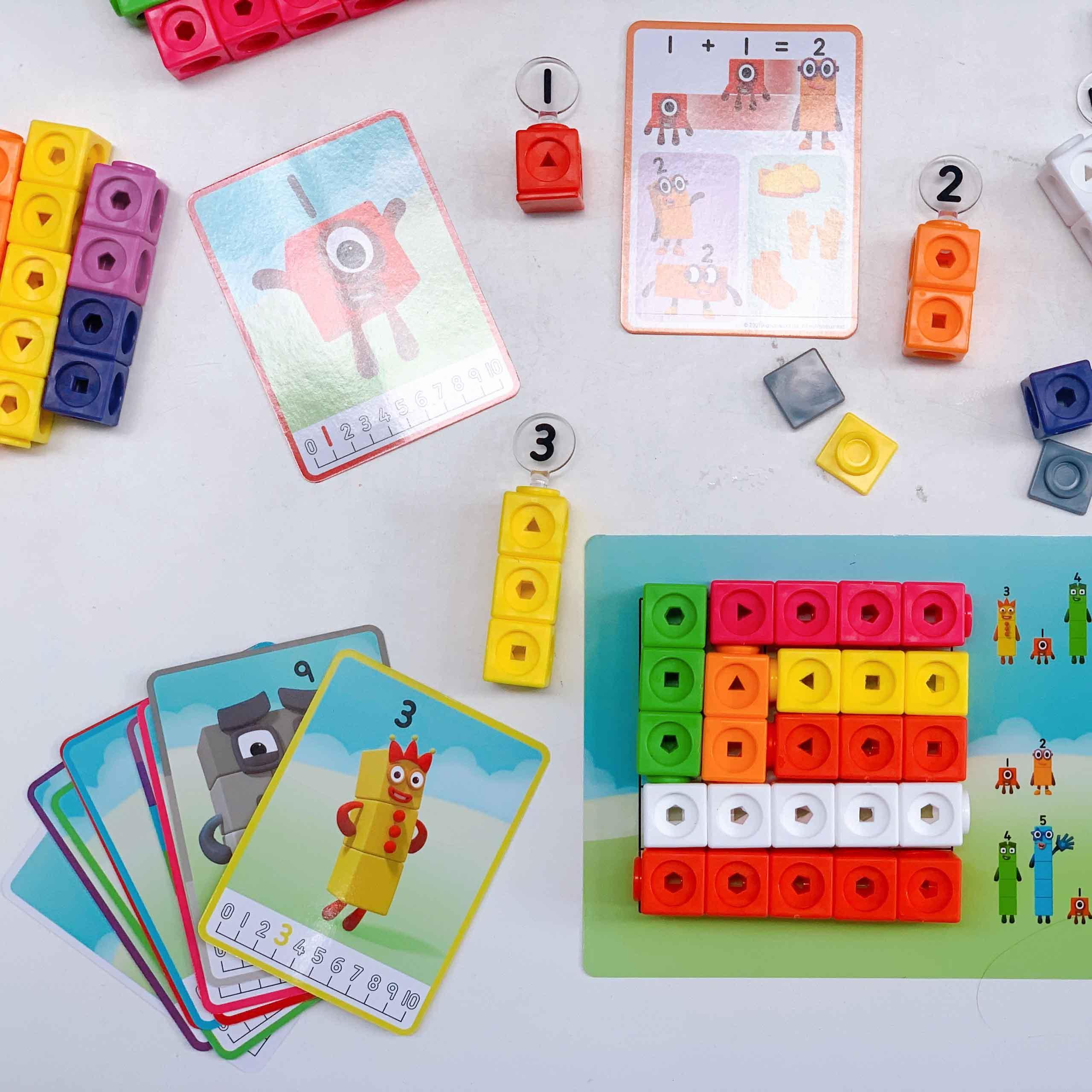 Bộ học toán Mathlink Cubes Numberblocks số đếm 1-10