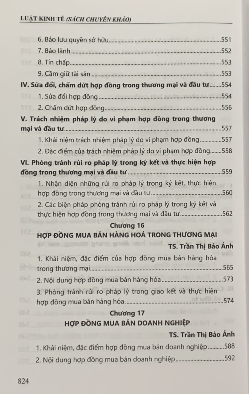 Luật kinh tế chuyên khảo