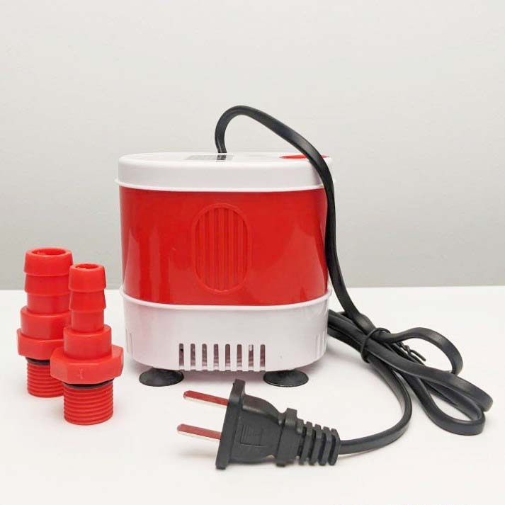 Máy bơm nước hồ cá, máy bơm chìm mini hút cặn lọc đáy bể cá dùng điện 220v công suất 26W dùng cho hồ 50cm-90cm