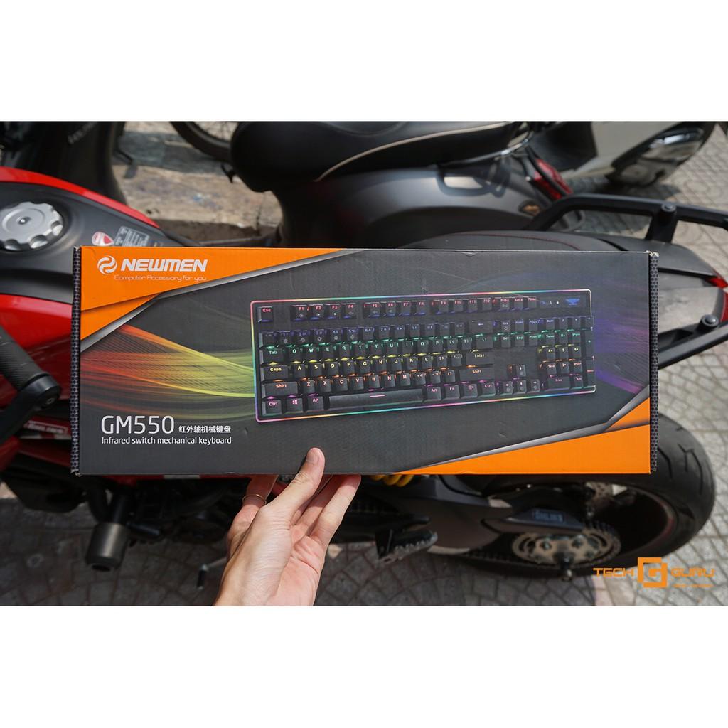 Bàn phím quang cơ gaming NEWMEN GM550 - Hàng Chính Hãng