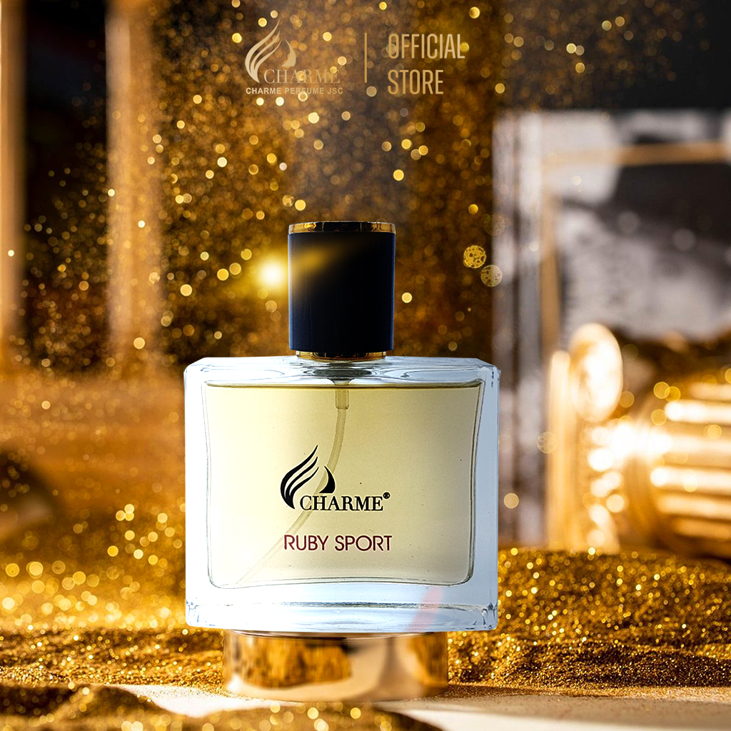 Nước hoa nam thơm lâu, Charme Ruby Sport, nam tính, năng động đầy cuốn hút, đúng chất quý ông, 50ml