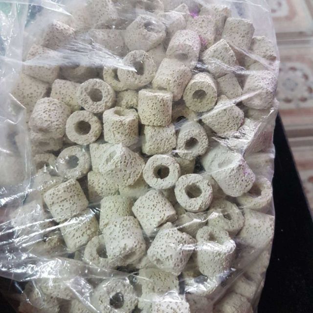 Sứ lọc bể cá cao cấp, màu vàng, bịch 200 Gram