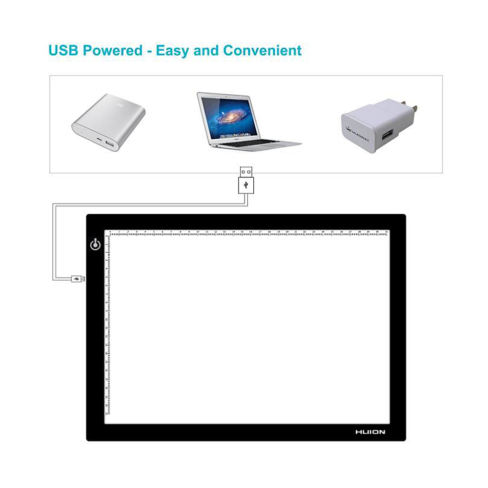 Tấm nền Huion L4S ánh sáng LED siêu mỏng có thể điều chỉnh