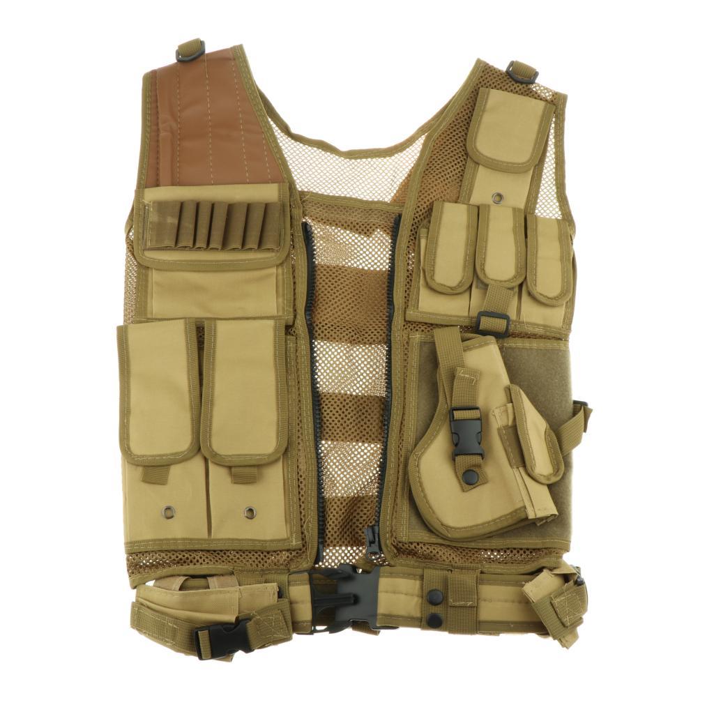 600D Tactical Vest Combat Assault Molle Attachment Rig Combat Training Vest