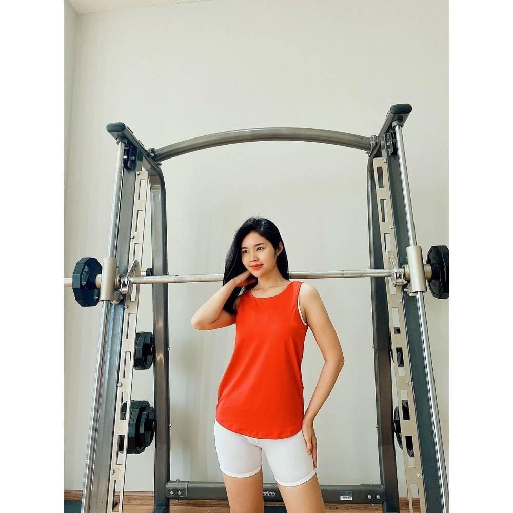 Áo Tank Top xoắn lưng đẹp lung linh (Đồ Tập Gym-Yoga Nữ)